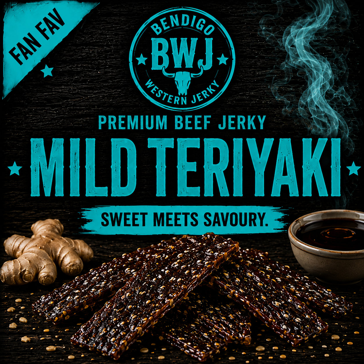 Mild Teriyaki Beef Jerky
